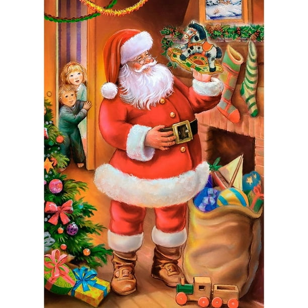 Xmas Santa Claus Snowman Diamond Painting 5D DIY Embroidery Cross Stitch Art Xmas Santa Claus Snowman Diamond Painting 5D DIY Embroidery Cross Stitch Art